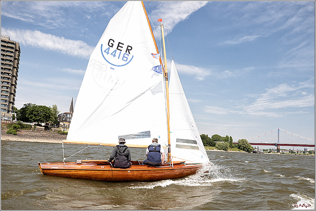 100 Jahre Rheinwoche 2022 - 3. Wettfahrt Duesseldorf  - Duisburg, 04.06.2022,